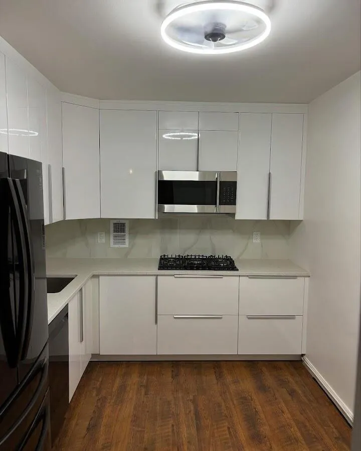 Renovated kitchen with quartz countertops in Windsor